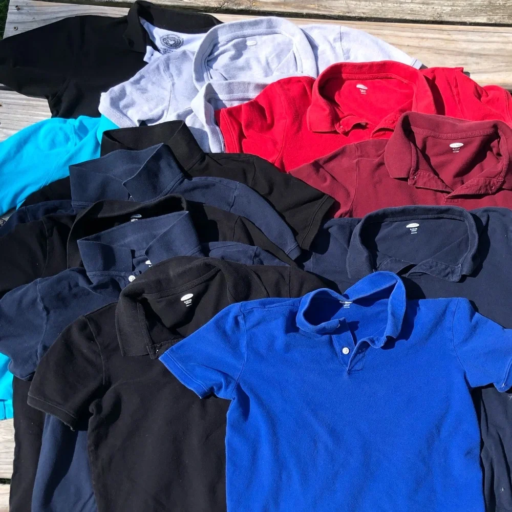 - Bundle of 13 Youth Polo Shirts SZ XL! VGUC!